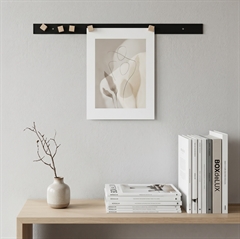 Como Wallnote inkl. magneter - Sort